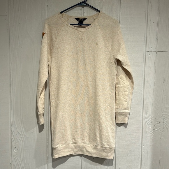 Polo Ralph Lauren Dresses & Skirts - Polo Ralph Lauren Cream Long Sleeve Dress